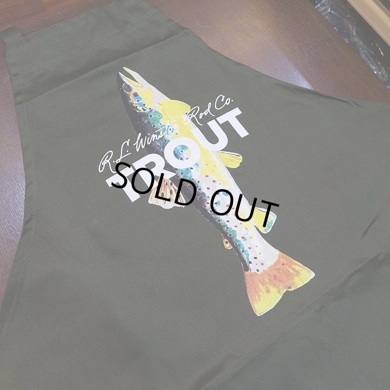 画像2: 【R.L.Winston】Trout Apron - Green(エプロン) (2)