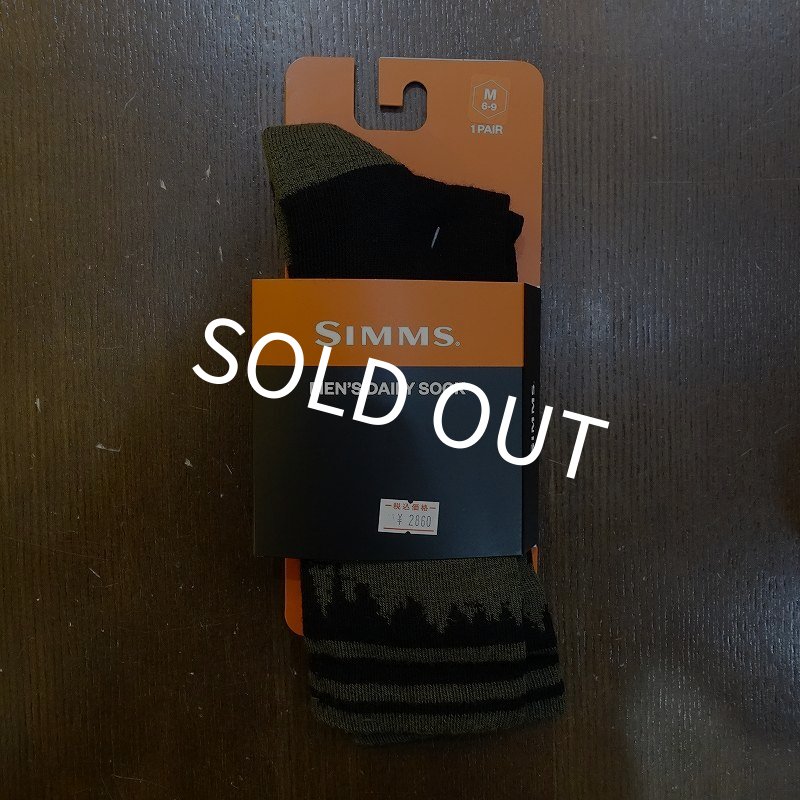 画像1: 【SIMMS】DAILY SOCK TREELINE - MOSS (1)