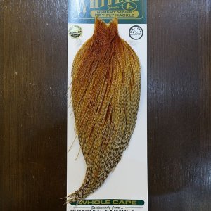 画像1: 【WHITING】Hebert ROOSTER CAPE Silver grade - Barred Medium Ginger