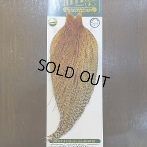 画像1: 【WHITING】Hebert ROOSTER CAPE Silver grade - Barred Medium Ginger