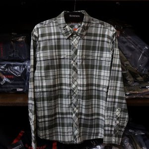 画像1: 【SIMMS】BUGSTOPPER LS SHIRT - FOLIAGE MADRAS PLAID(SALE)