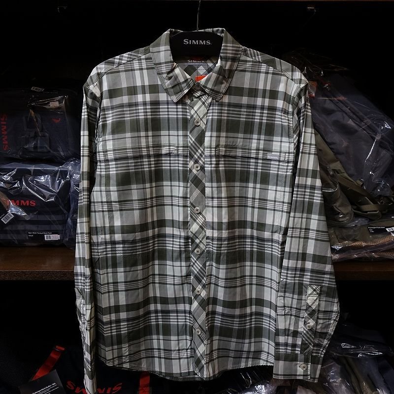 画像1: 【SIMMS】BUGSTOPPER LS SHIRT - FOLIAGE MADRAS PLAID(SALE) (1)