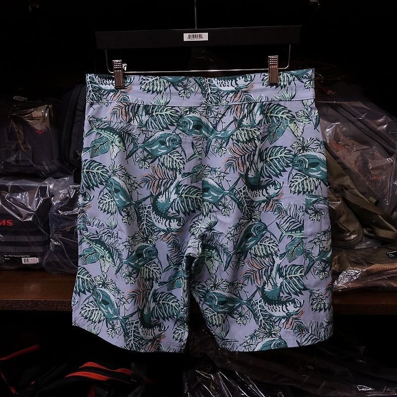 画像2: 【SIMMS】SEAMOUNT BOARD SHORTS - SLAMDOWN STEEL BLUE(SALE) (2)