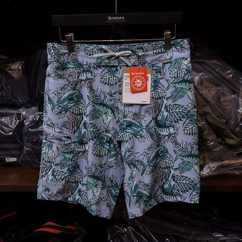 画像1: 【SIMMS】SEAMOUNT BOARD SHORTS - SLAMDOWN STEEL BLUE(SALE) (1)