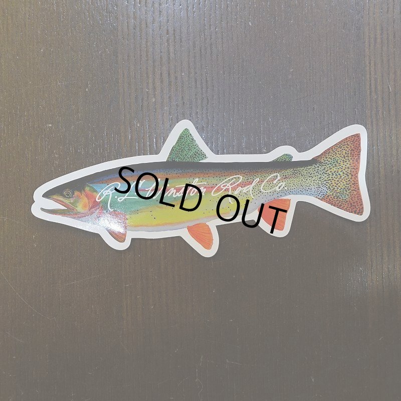 画像1: 【R.L.Winston】Trout Sticker 6" Cuttthroat (1)
