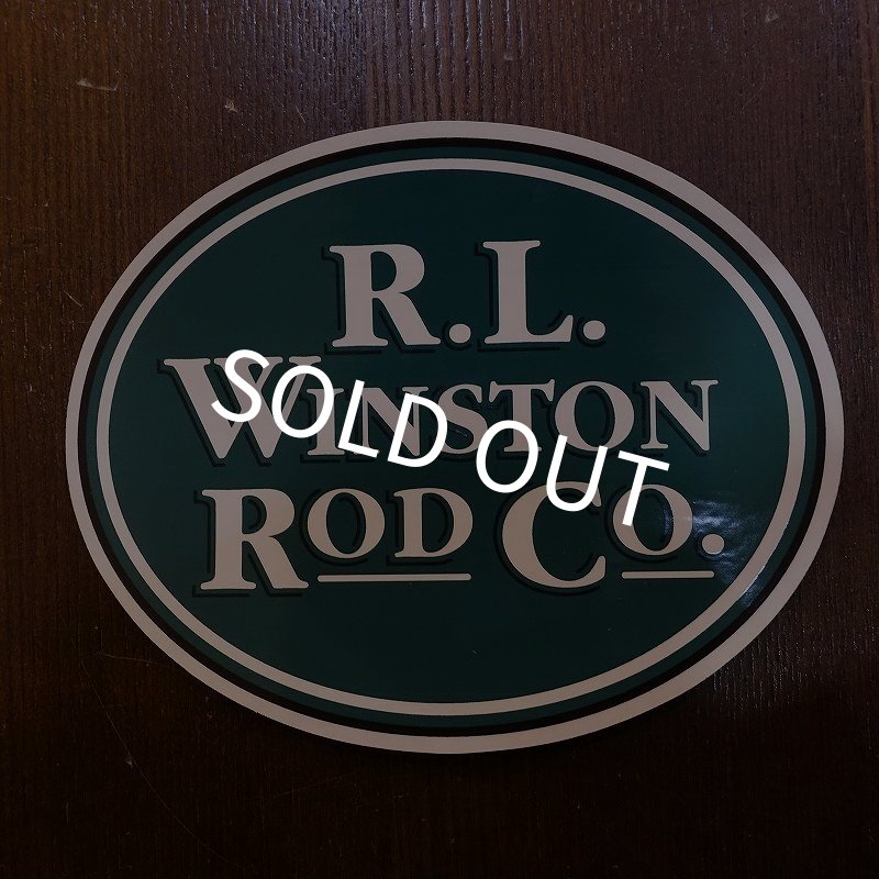 画像1: 【R.L.Winston】Decal White logo 7" (1)