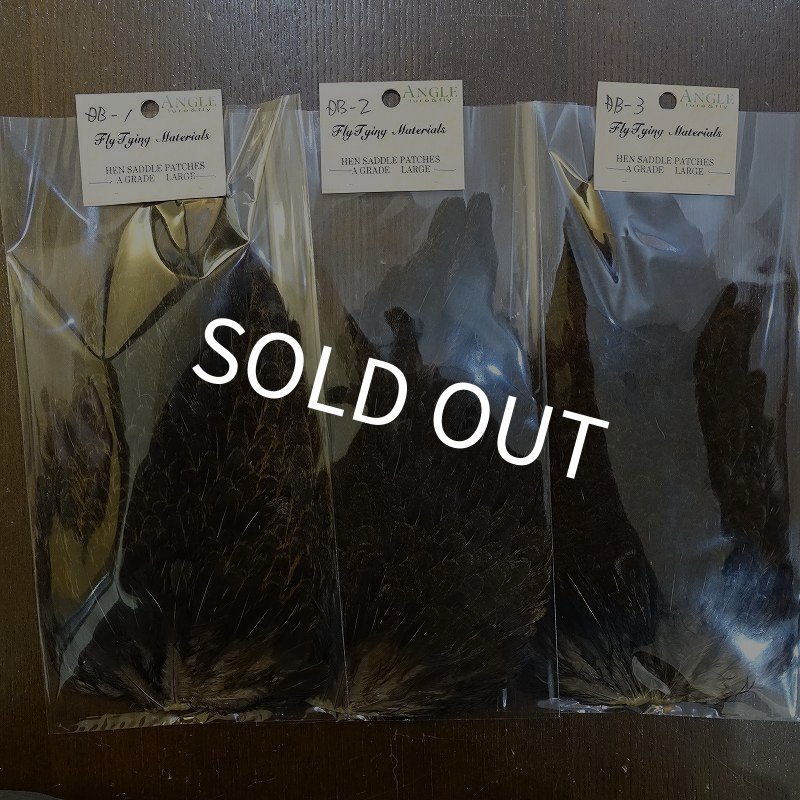 画像1: 【ANGLE】ラージ ソフトハックル ヘンサドル - DarkBrown (1)