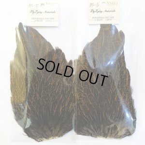 画像6: 【ANGLE】ラージ ソフトハックル ヘンサドル - BrownSpeckled