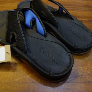 画像3: 【SIMMS】CHALLENGER FLIP FLOP - Black