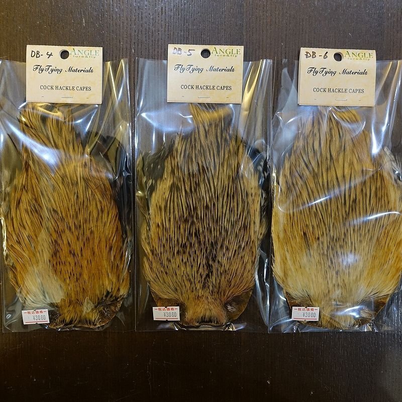 画像2: 【ANGLE】インドコックハックルケープ(ダークバジャー)