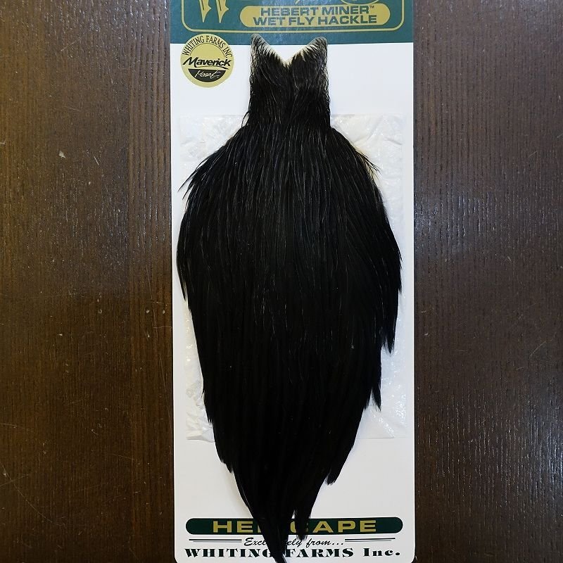 画像1: Whiting Hebert Hen Cape Black (1)
