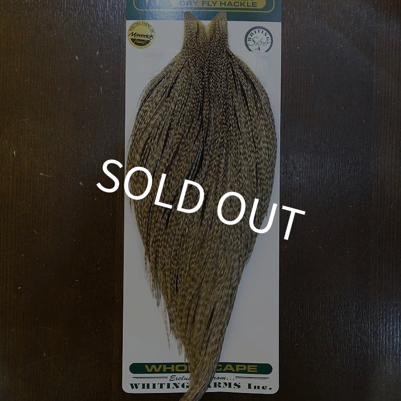 画像1: 【WHITING】Hebert ROOSTER CAPE Silver grade - DUN GRIZZLY No.1 (1)