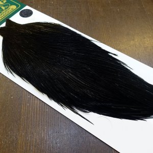 画像2: 【WHITING】Hebert ROOSTER CAPE Silver grade - DYED BLACK No.1