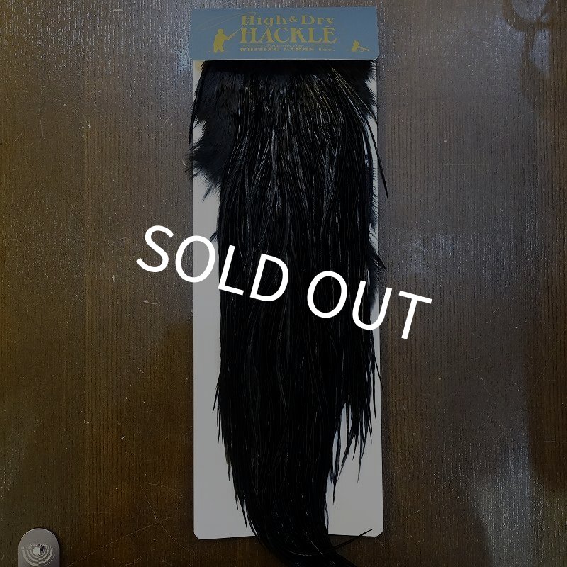 画像1: 【WHITING】High & Dry ROOSTER SADDLE - BLACK No.3 #14 (1)