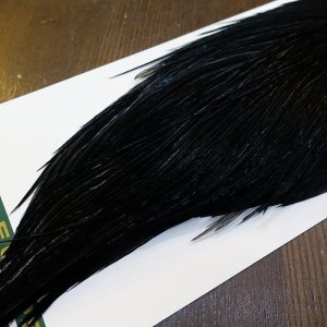 画像5: 【WHITING】Hebert ROOSTER CAPE Silver grade - DYED BLACK No.1