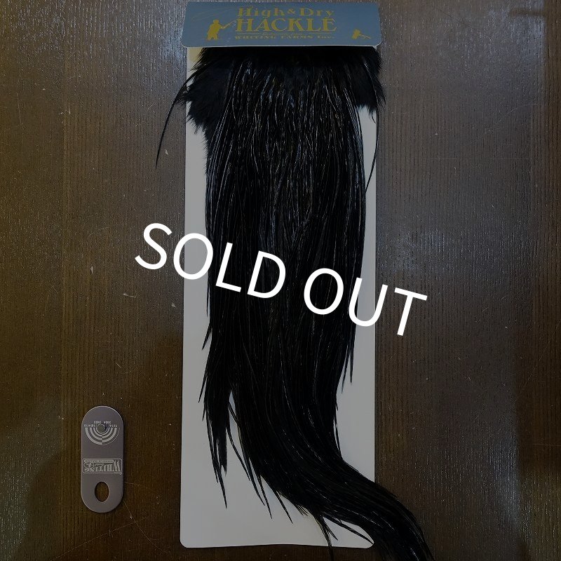 画像1: 【WHITING】High & Dry ROOSTER SADDLE - BLACK No.4 #14 (1)