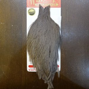 画像1: 【WHITING】Hen Cape - Medium Dun No.2