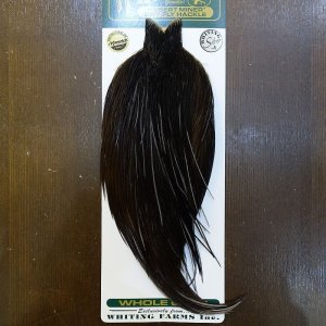 画像1: 【WHITING】Hebert Silver Grade Cape - Dark Brown Dun No.1