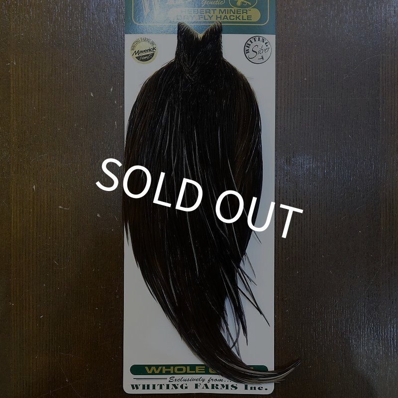 画像1: 【WHITING】Hebert Silver Grade Cape - Dark Brown Dun No.1 (1)