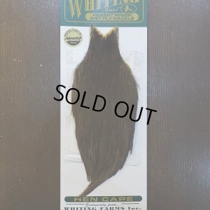 画像1: 【WHITING】Hebert Hen Cape DarkBrown Dun No.6