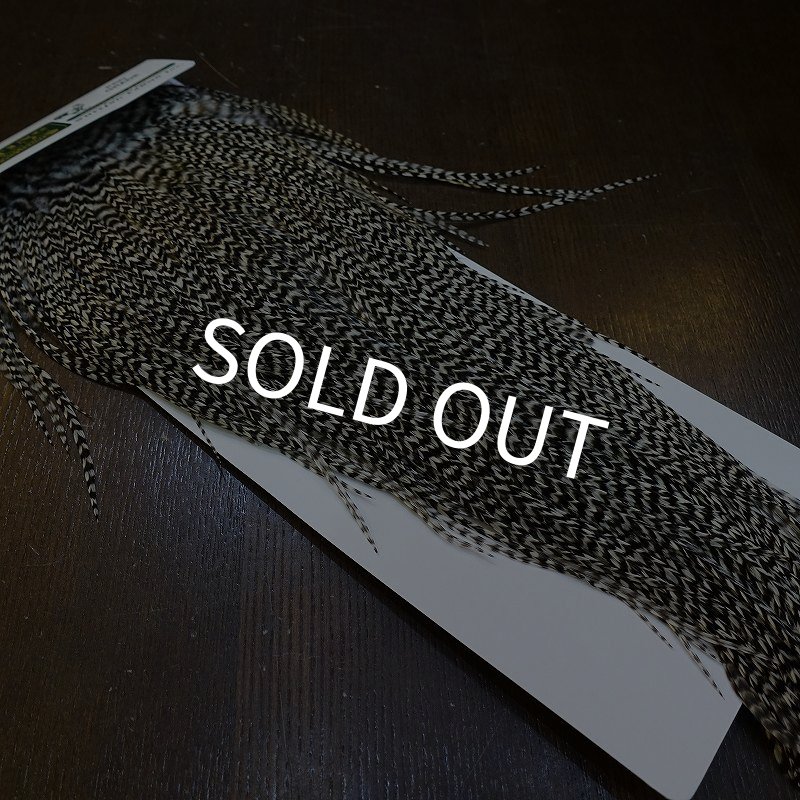 画像2: 【WHITING】Hebert Pro Grade Rooster Saddle - Grizzly #12 No.2 (2)