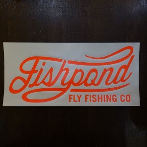 画像1: 【Fishpond】Thermal Die Cut Sticker Heritage Sticker - 14" - Orange
