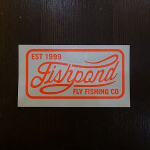 画像1: 【Fishpond】Thermal Die Cut Sticker Heritage Sticker - 5" - Orange