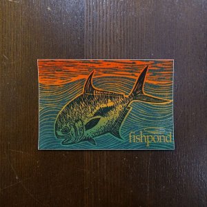 画像1: 【Fishpond】Permit Paradise  Sticker 5"