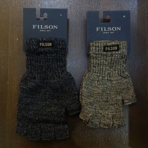 画像1: 【FILSON】FINGERLESS KNIT GLOVES フィンガーレス ニット グローブ