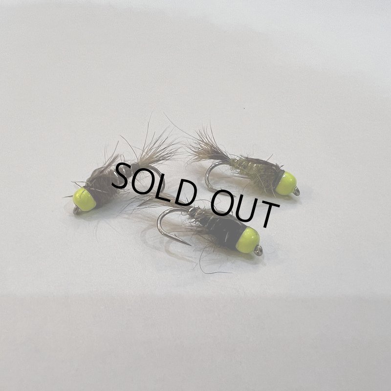 画像1: 【完成品フライ】 タングステンヘアーズイヤーニンフ(チャート) (1)