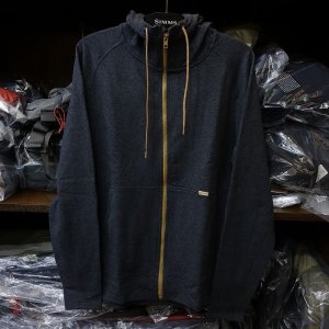 画像1: 【SIMMS】VERMILION FULL ZIP HOODY - BLACK HEATHER(SALE)