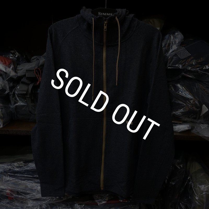 画像1: 【SIMMS】VERMILION FULL ZIP HOODY - BLACK HEATHER(SALE) (1)