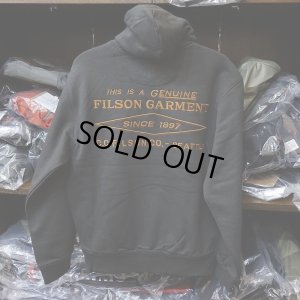 画像2: 【FILSON】PROSPECTOR EMBROIDERED HOODIE - BLACK