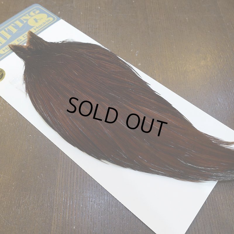 画像2: 【WHITING】High & Dry ROOSTER Cape - Dyed Coachman Brown No.2 (2)