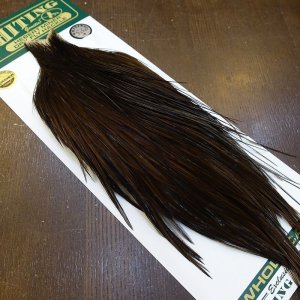 画像2: 【WHITING】Hebert Silver Grade Cape - DARK BROWN DUN No.2