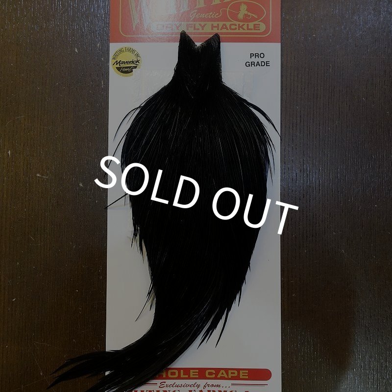 画像1: 【Whiting】ROOSTER CAPE Pro Grade - DYED BLACK No.2 (1)
