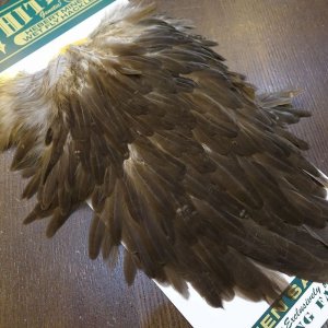 画像2: 【Whiting】HEBERT Hen Saddle - DARK BROWN DUN