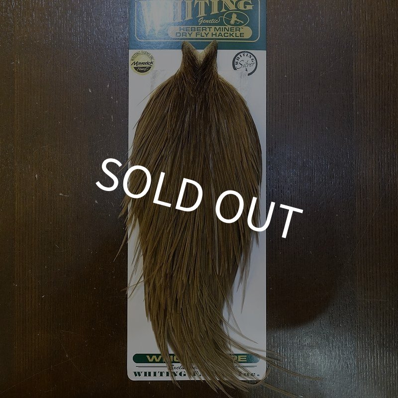 画像1: 【WHITING】Hebert Silver Grade Cape - BROWN GREY DUN (1)