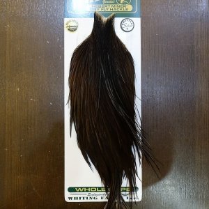 画像1: 【WHITING】Hebert Silver Grade Cape - DARK BROWN DUN No.2