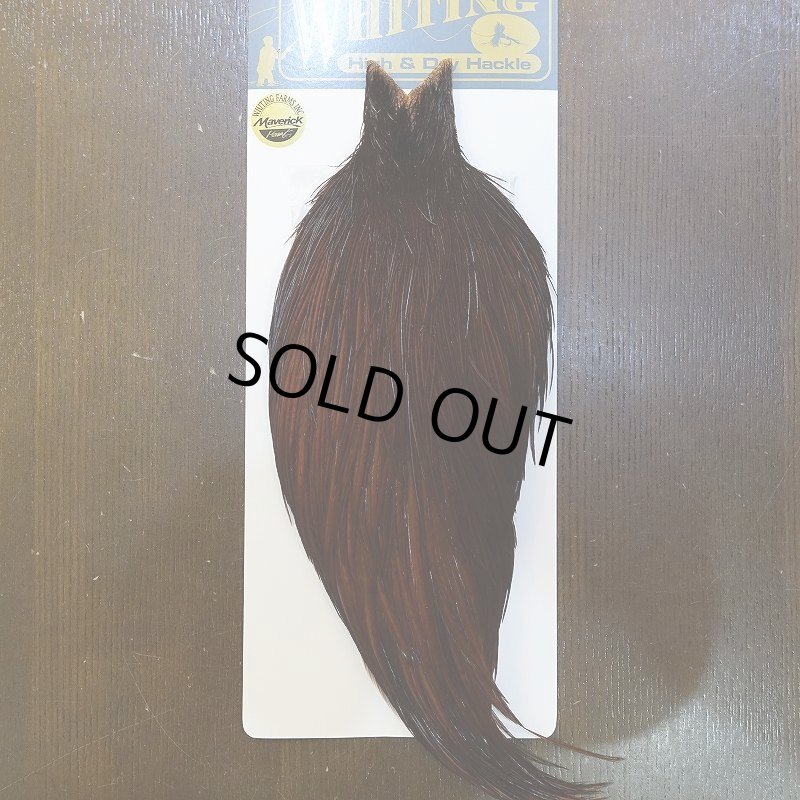 画像1: 【WHITING】High & Dry ROOSTER Cape - Dyed Coachman Brown No.2 (1)