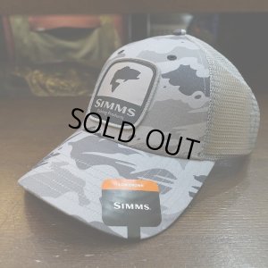 画像1: 【SIMMS】BASS ICON TRUCKER - GHOST CAMO STEEL