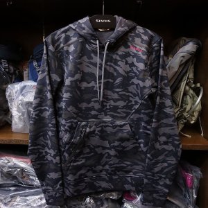 画像1: 【SIMMS】CX HOODY - GHOST CAMO BLACK