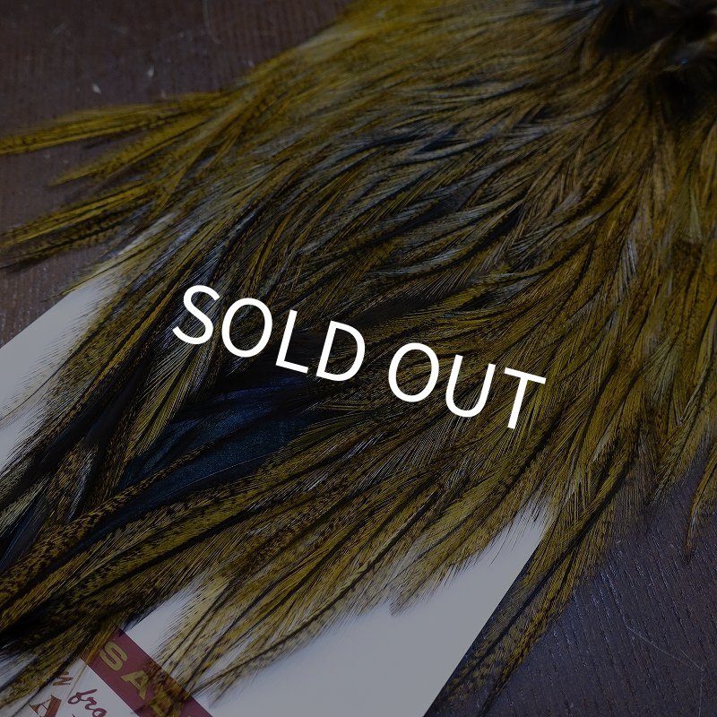 画像5: 【WHITING】Coq de Leon Saddle Bronze Grade - DYED BADGER/GOLDEN OLIVE (5)