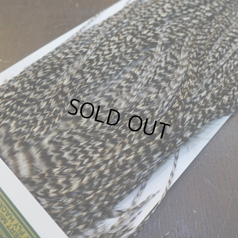 画像3: 【WHITING】Hebert Pro Grade Rooster Saddle - Grizzly #14 No.3 (3)