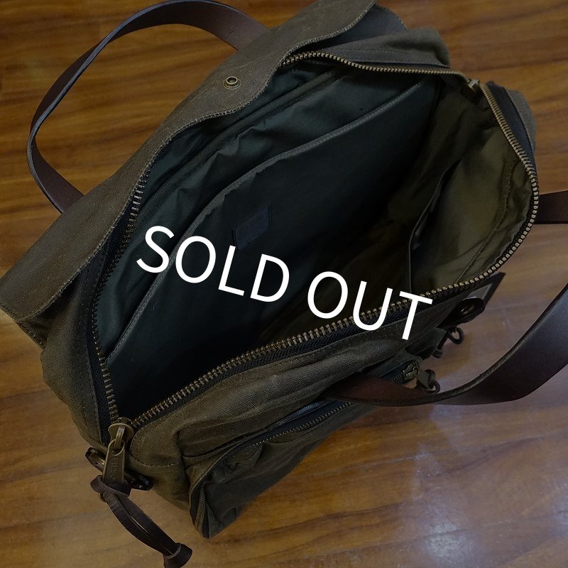 画像3: 【FILSON】24-HOUR TIN CLOTH BRIEFCASE - Otter Green (3)