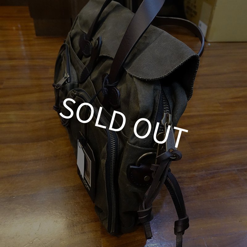 画像6: 【FILSON】24-HOUR TIN CLOTH BRIEFCASE - Otter Green (6)