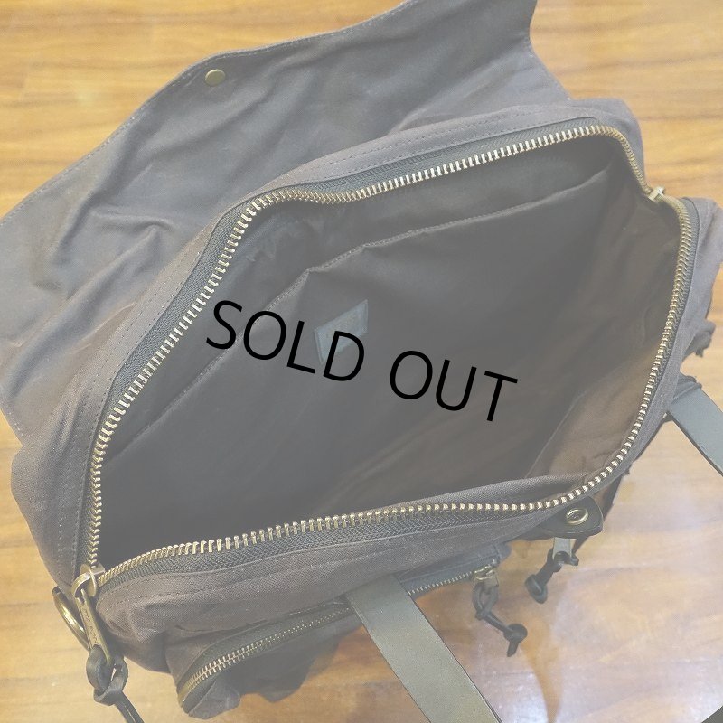 画像4: 【FILSON】24-HOUR TIN CLOTH BRIEFCASE - Charcoal (4)