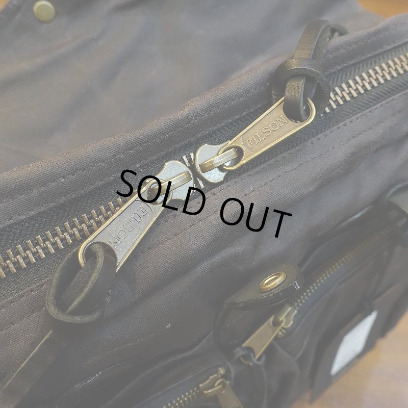 画像3: 【FILSON】24-HOUR TIN CLOTH BRIEFCASE - Charcoal (3)