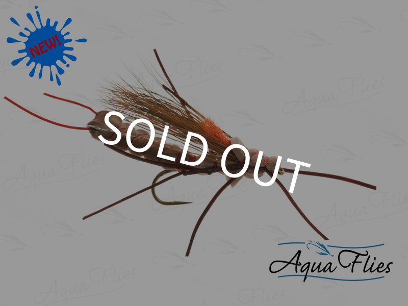 画像1: 【Aqua Flies】Fluttering Stone #4 Orange (1)