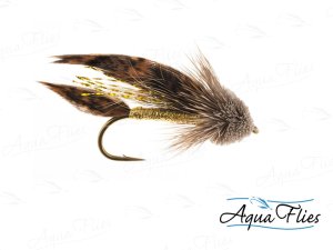 画像1: 【Aqua Flies】Muddler Minnow - GOLD(マドラーミノー)